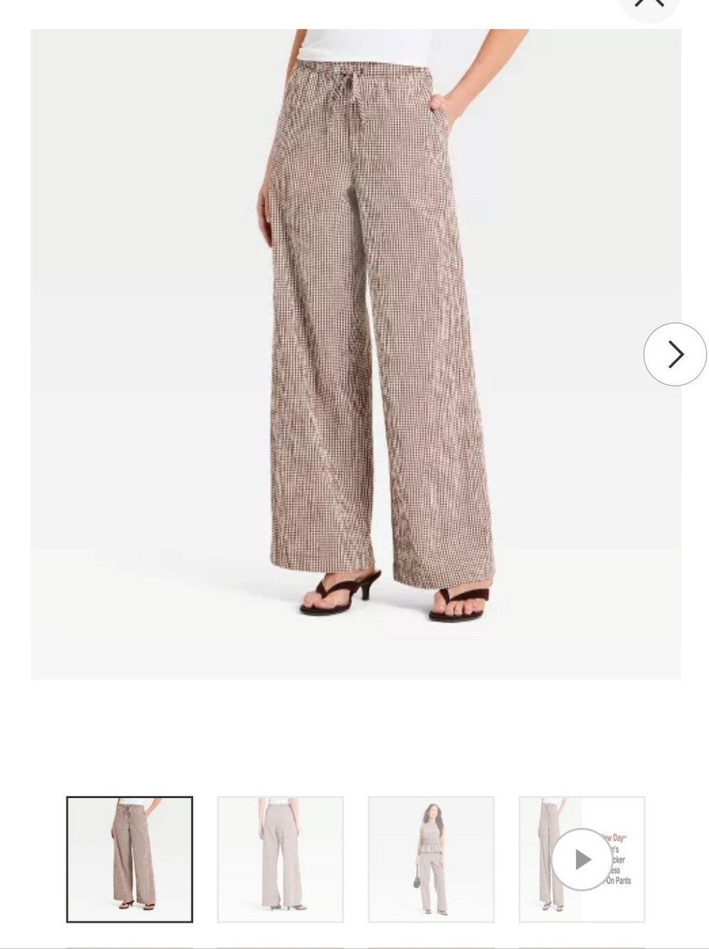 A New Day Seersucker Pull On Pants